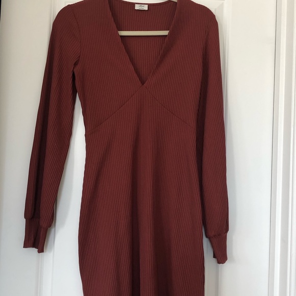 Aritzia Wilfred Jeanne dress cider gold size small - Picture 2 of 3